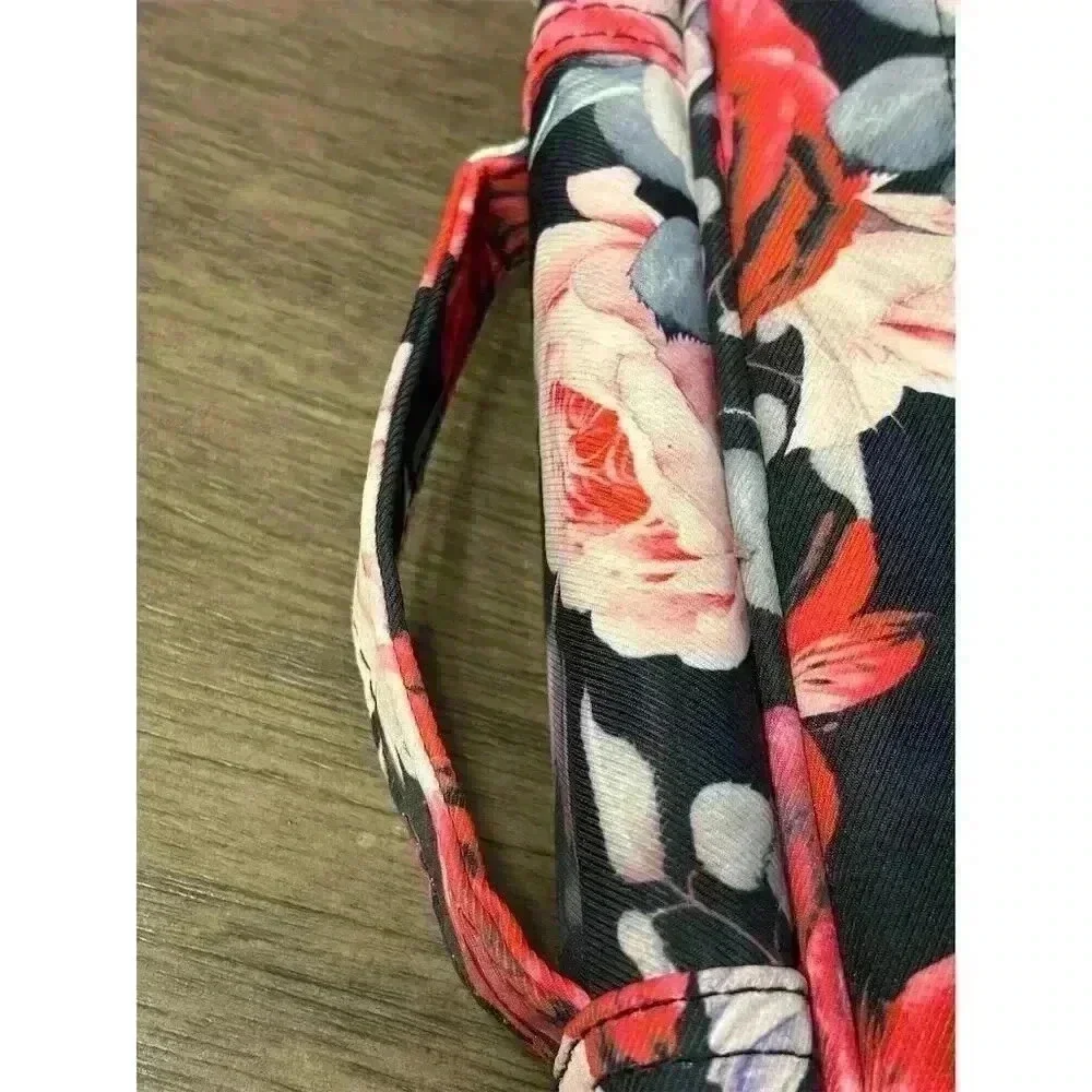 AYVANBER Large Capacity Pencil Case Organizer Red Pink Rose Design